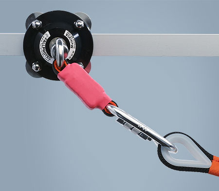 A mobile anchor point for rail lifeline