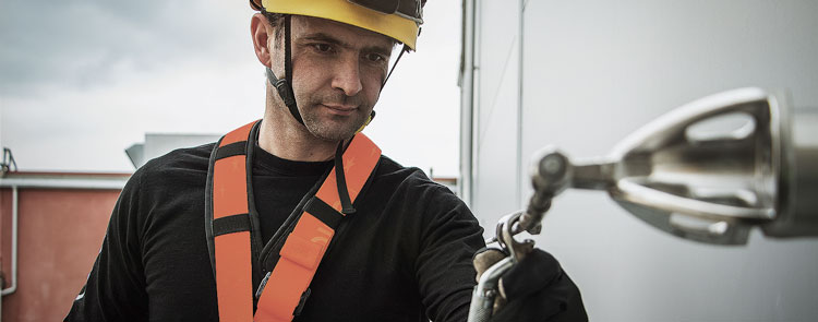 securope horizontal inclined lifeline