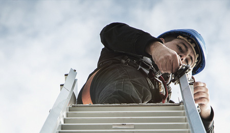 SafeLadder for vertical configuration