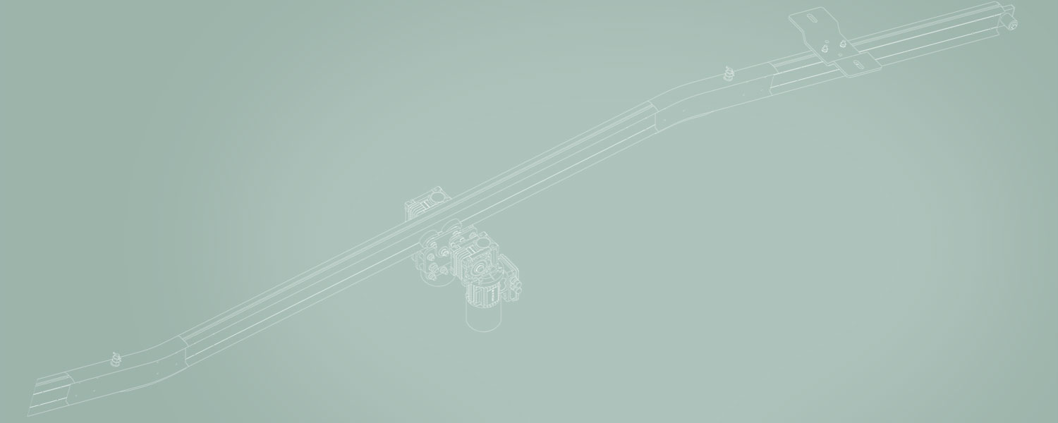 Climbing safe access rail configuration diagram